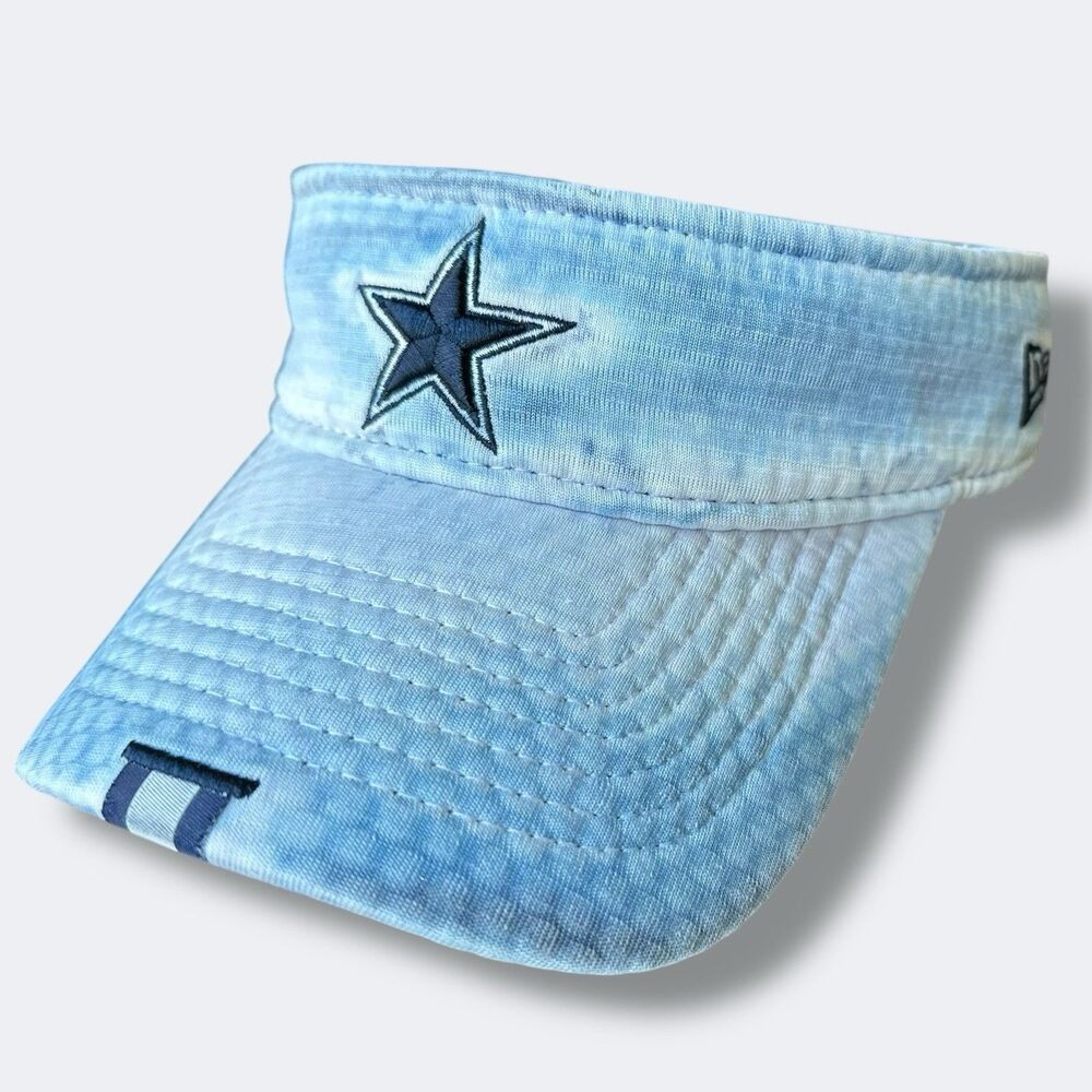 Dallas Cowboys Hat Visor Football *Official New Era* OSFA 100 Years Blue Tie-Dye